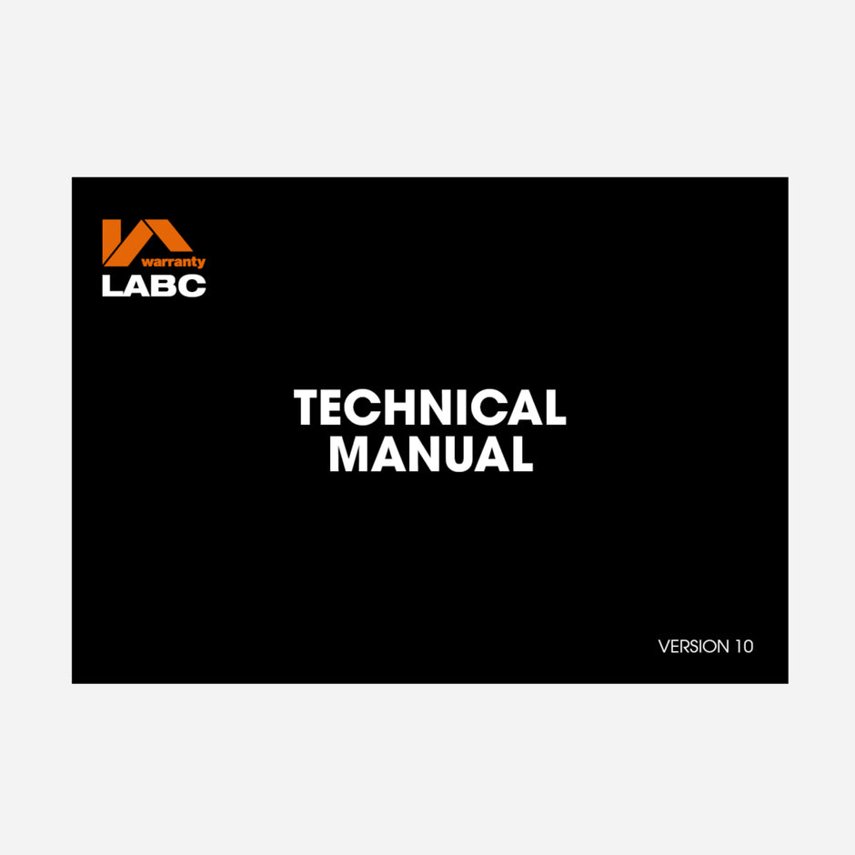 Labc Systems Technical Manuals – LABC Warranty Shop